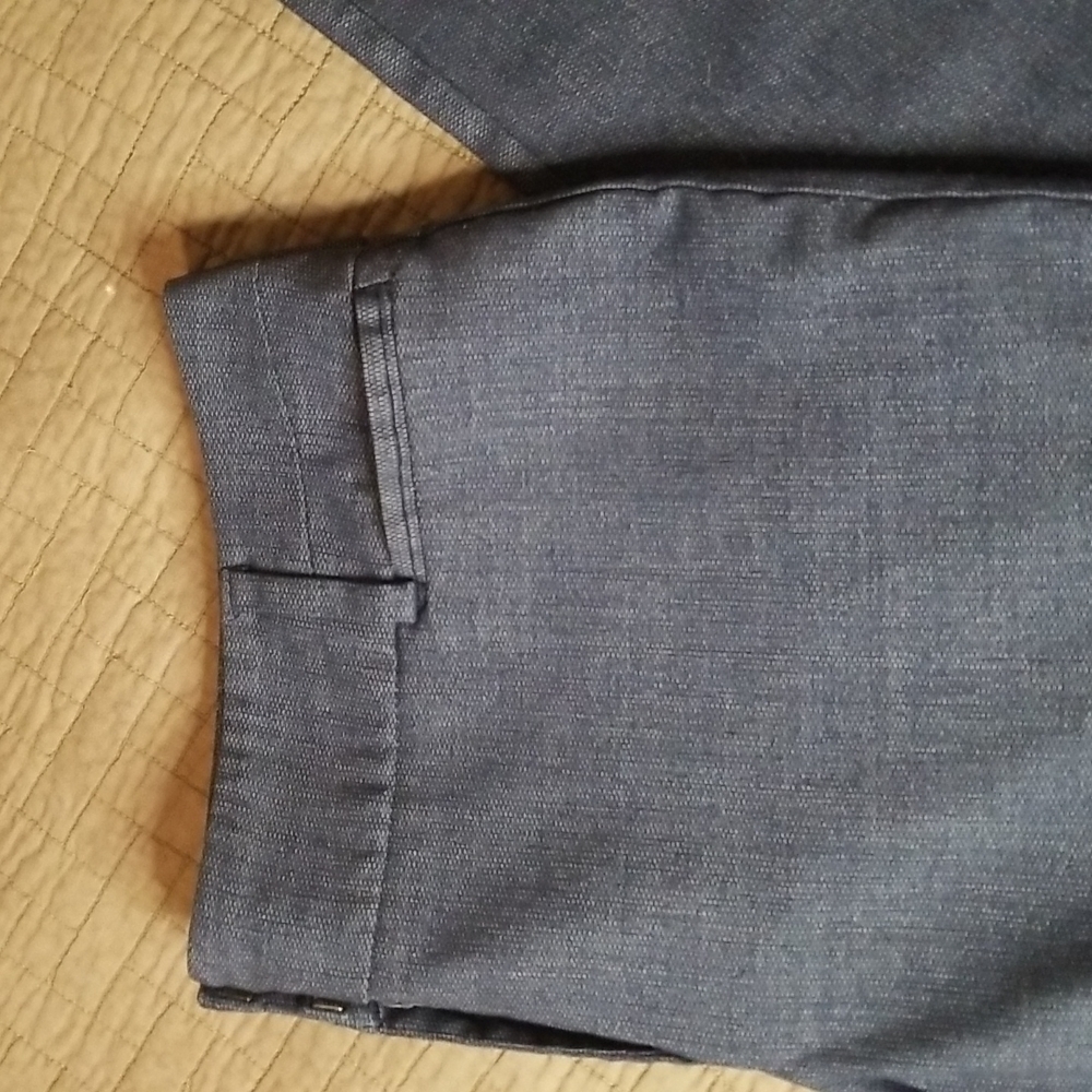 New York & Company Dark Charcoal Textured Dress Pants - Picture 5 of 8